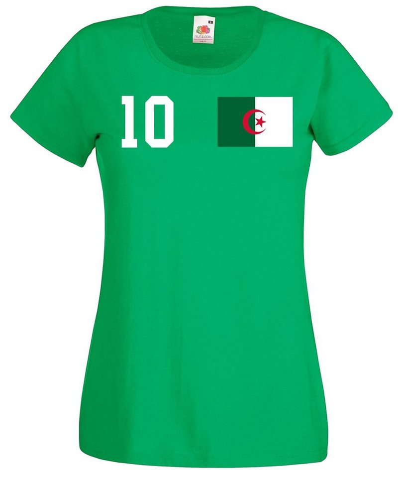 Youth Designz T-Shirt Algerien Damen T-Shirt mit trendigem Motiv von Youth Designz