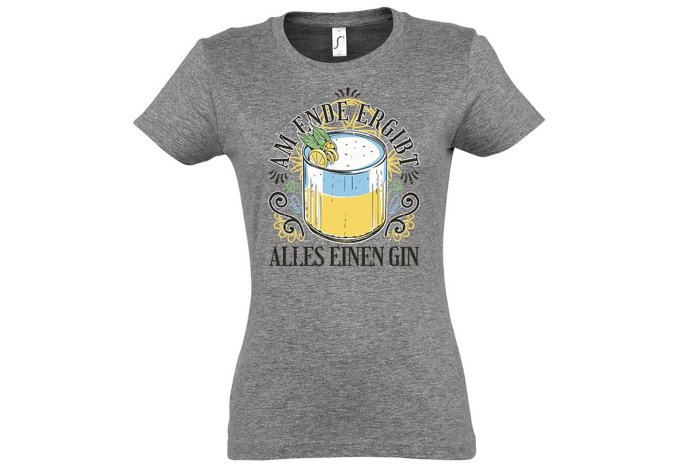 Youth Designz T-Shirt Am Ende ergibt alles einen Gin Damen Shirt im Fun-Look Youth Designz T-Shirt Am Ende ergibt alles einen Gin Damen Shirt im Fun-Look von Youth Designz