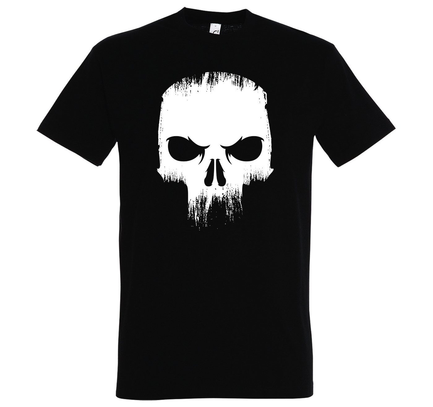 Youth Designz T-Shirt Angry Skull Totenkopf Herren Shirt mit trendigem Frontprint von Youth Designz