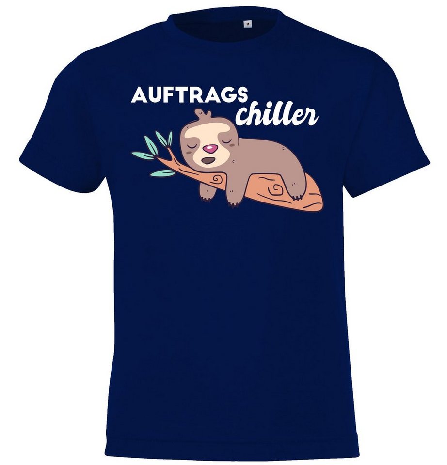 Youth Designz T-Shirt Auftrags Chiller Kinder Shirt mit lustigem Frontprint von Youth Designz