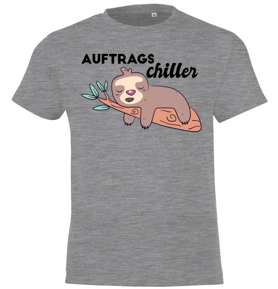 Youth Designz T-Shirt Auftrags Chiller Kinder Shirt mit lustigem Frontprint von Youth Designz