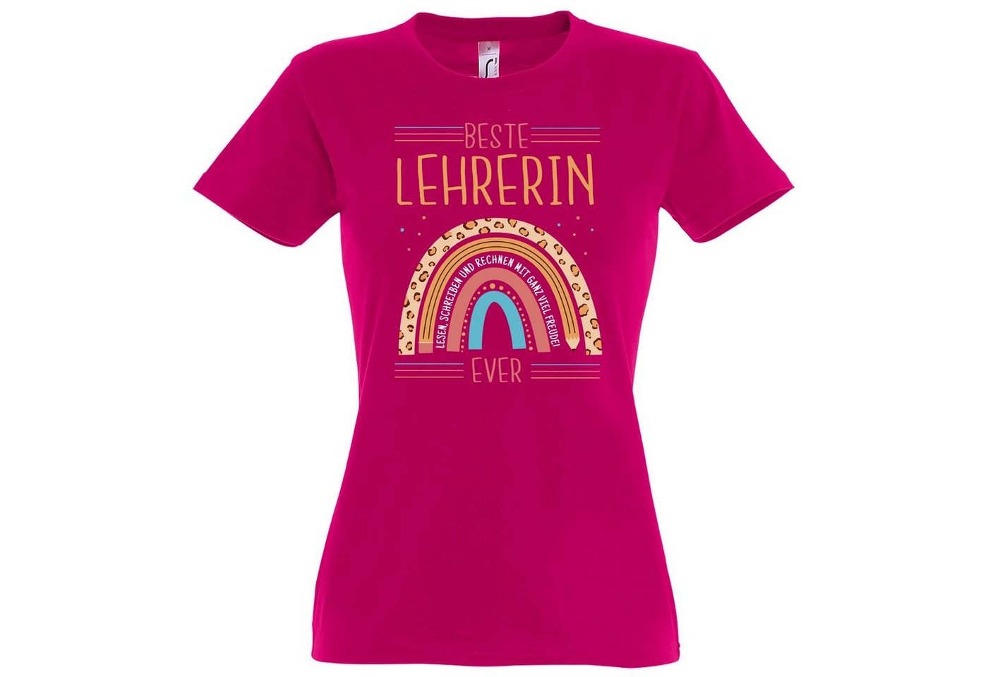 Youth Designz T-Shirt BESTE LEHRERIN EVER Damen Shirt Mit modischem Print von Youth Designz