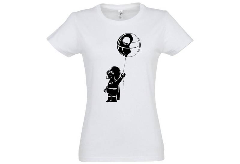 Youth Designz T-Shirt Baby Vater Damen Shirt mit lustigem Frontprint von Youth Designz