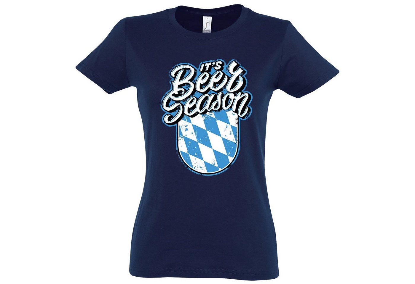 Youth Designz T-Shirt Bayern Beer Season Damen Shirt mit lustigem Logo Aufdruck von Youth Designz