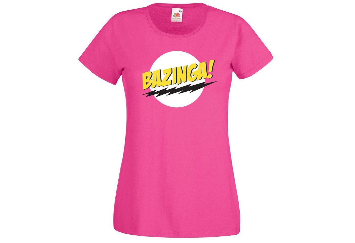 Youth Designz T-Shirt Bazinga Damen T-Shirt mit lustigem Print von Youth Designz