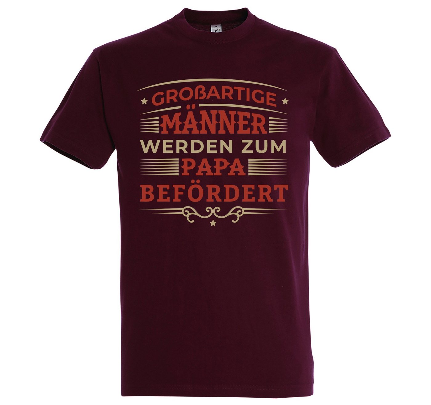 Youth Designz T-Shirt Beförderung zum Papa Herren Shirt mit trendigem Frontprint von Youth Designz