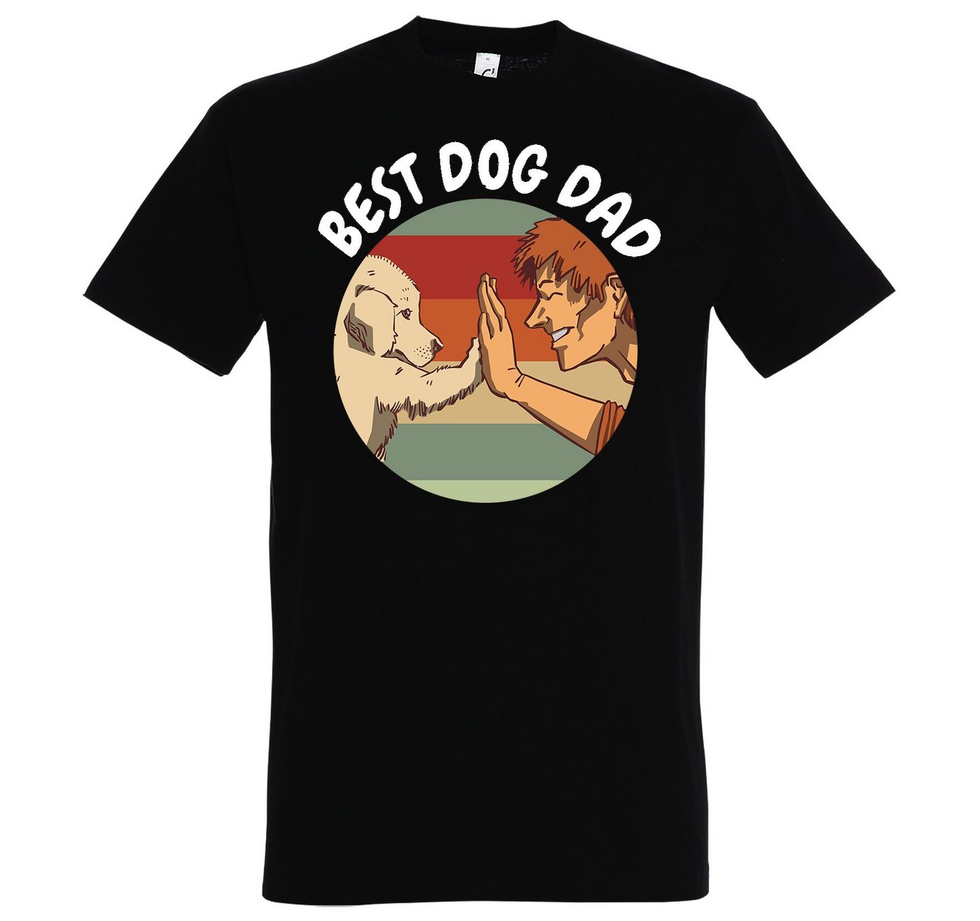 Youth Designz T-Shirt Best Dog Dad Herren Shirt mit lustigem Hunde Frontprint von Youth Designz