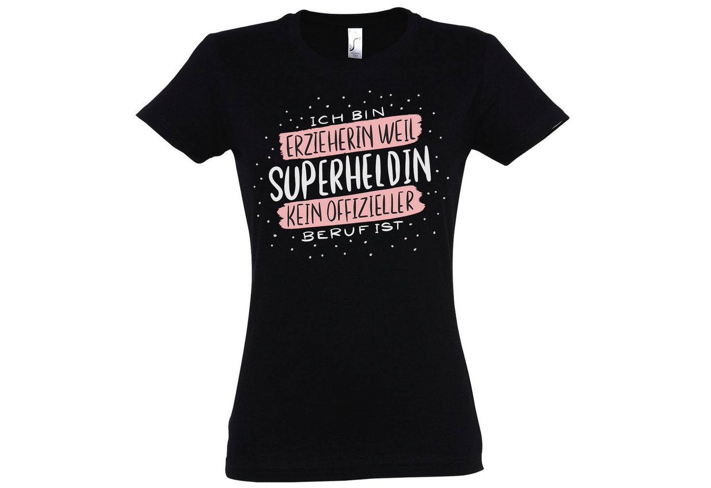 Youth Designz T-Shirt Beste Erzieherin Superheldin Damen Shirt mit trendigem Spruch Print von Youth Designz