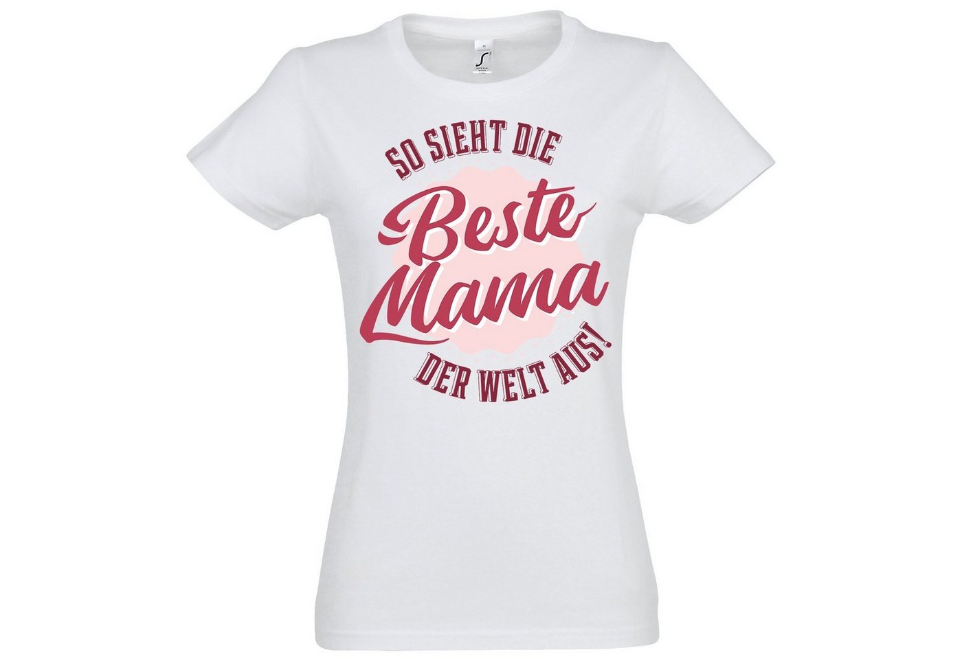 Youth Designz T-Shirt Beste Mama Der Welt Damen Shirt mit trendigem Frontprint von Youth Designz