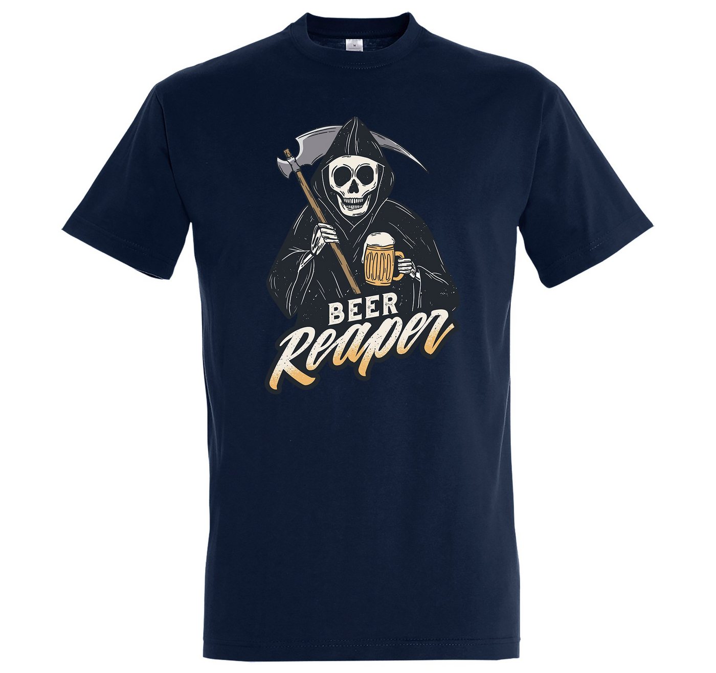 Youth Designz T-Shirt Bier Reaper Herren Shirt mit lustigem Frontprint von Youth Designz