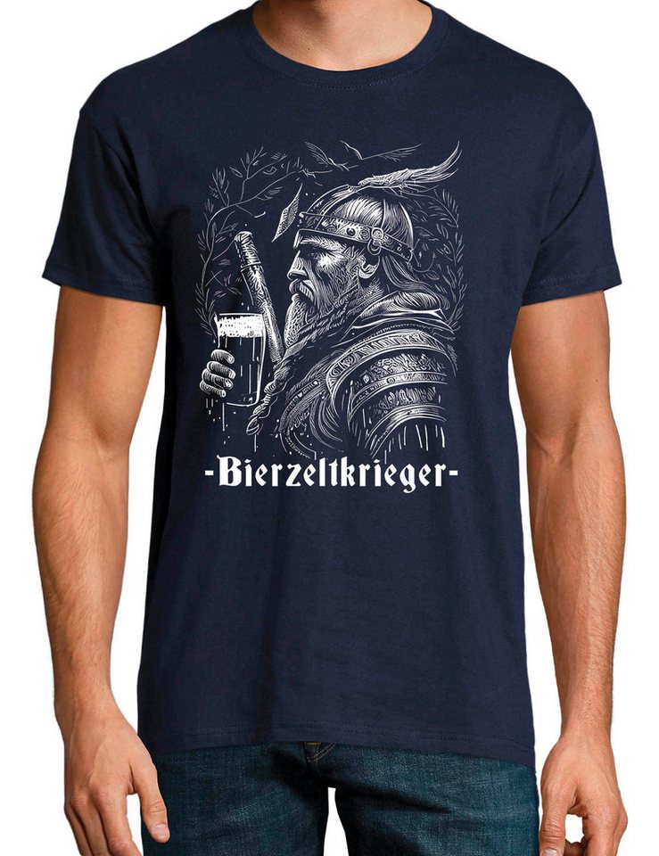 Youth Designz T-Shirt Bierzeltkrieger Herren T-Shirt mit trendigem Motiv von Youth Designz