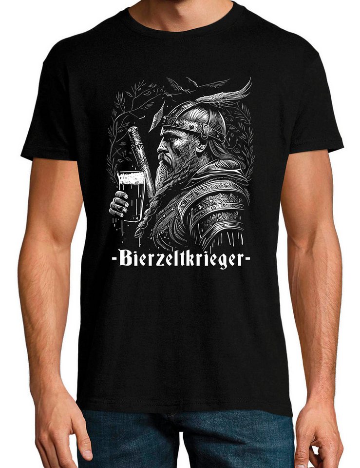 Youth Designz T-Shirt Bierzeltkrieger Herren T-Shirt mit trendigem Motiv von Youth Designz
