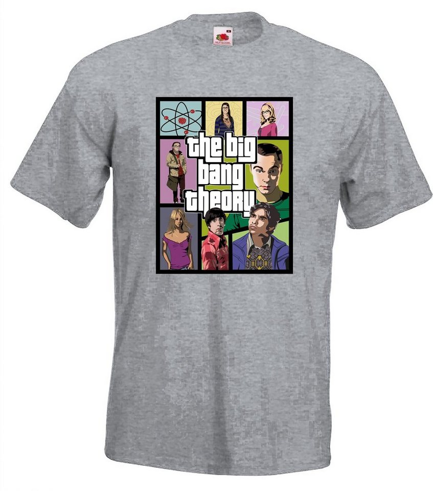 Youth Designz T-Shirt Big Bang Popart Herren Shirt mit trendigem Gaming-Serien Motiv von Youth Designz