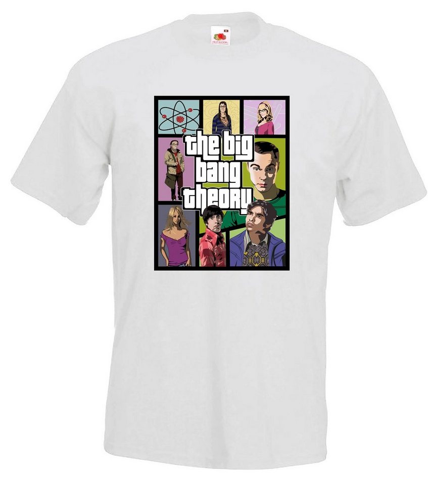 Youth Designz T-Shirt Big Bang Popart Herren Shirt mit trendigem Gaming-Serien Motiv von Youth Designz