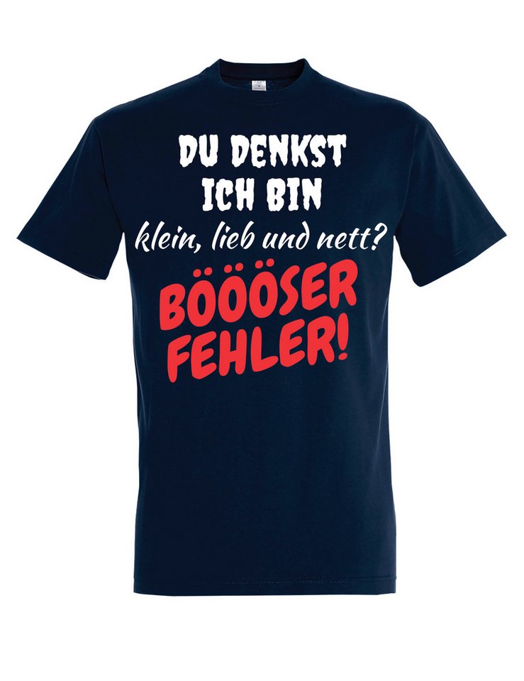 Youth Designz T-Shirt "Böser Fehrler" Herren T-Shirt mit humorvollen Lustigen Print mit witzigen Aufdruck für Männer von Youth Designz