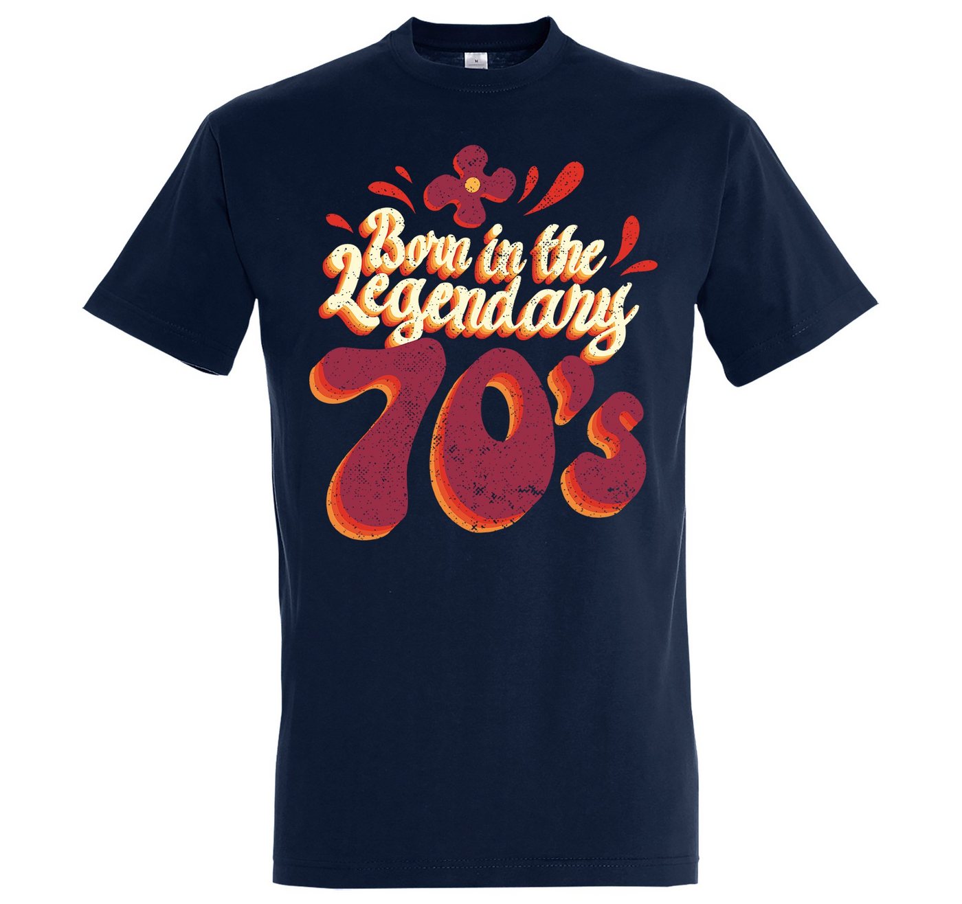 Youth Designz T-Shirt Born In The Legendary 70´s" Herren Shirt mit trendigem Frontprint" von Youth Designz