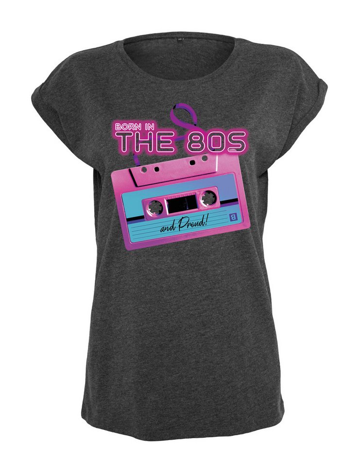 Youth Designz Print-Shirt "Born in The 80s" Damen T-Shirt Statement Geschenk Frauen Motiv mit stylischen Retro Aufdruck Youth Designz Print-Shirt "Born in The 80s" Damen T-Shirt Statement Geschenk Frauen Motiv mit stylischen Retro Aufdruck von Youth Designz