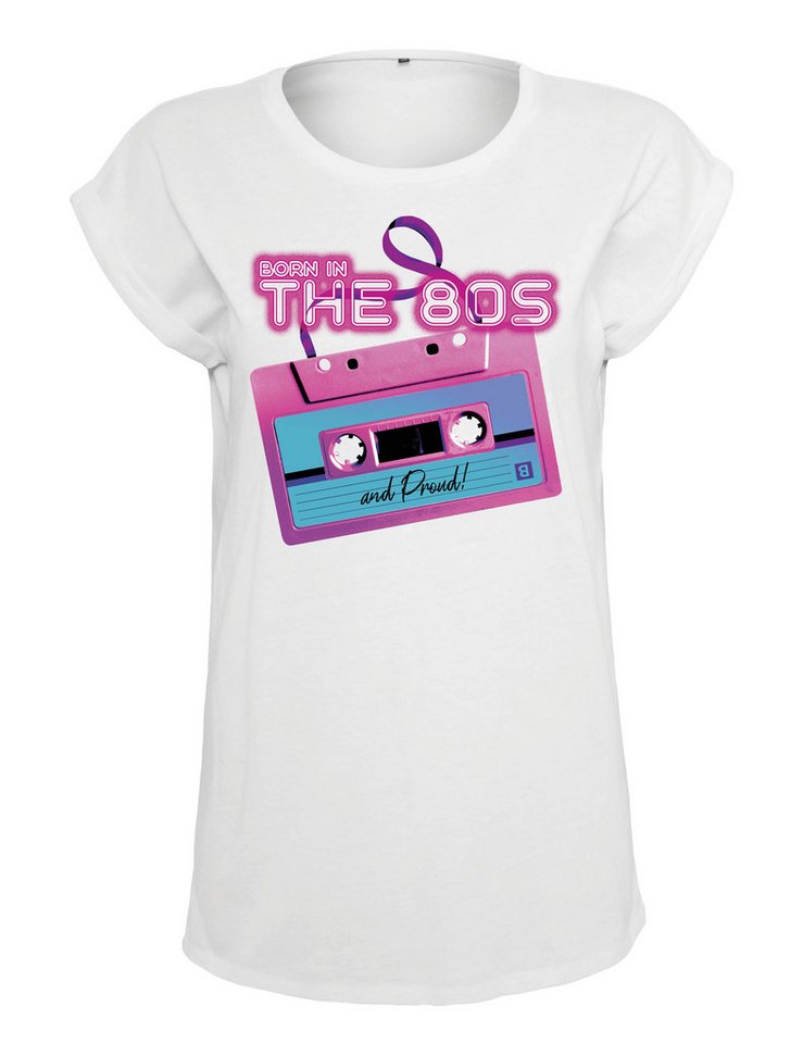 Youth Designz Print-Shirt "Born in The 80s" Damen T-Shirt Statement Geschenk Frauen Motiv mit stylischen Retro Aufdruck von Youth Designz
