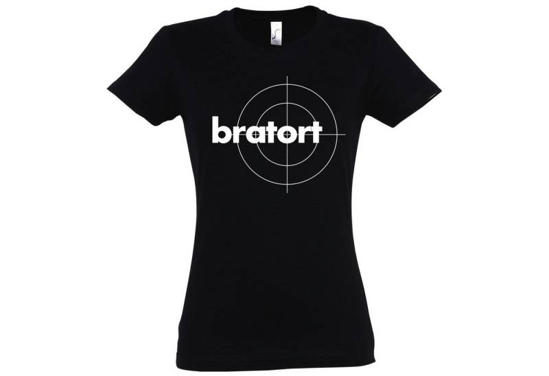 Youth Designz T-Shirt Bratort Damen T-Shirt mit modischem Print von Youth Designz