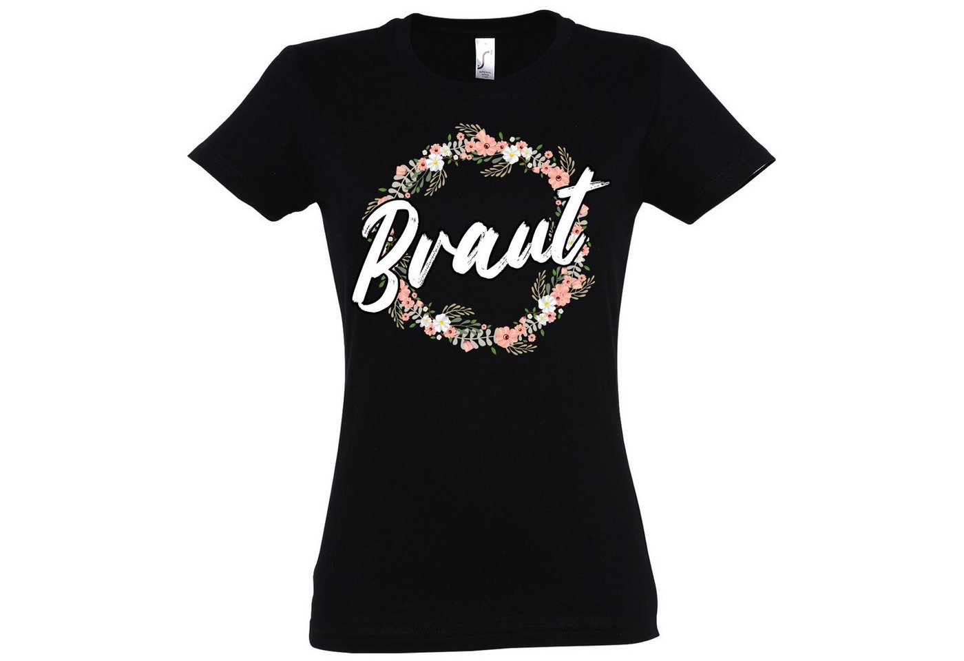 Youth Designz T-Shirt Braut Team Braut JGA Damen Shirt mit trendigem Braut Spruch Frontaufdruck Youth Designz T-Shirt Braut Team Braut JGA Damen Shirt mit trendigem Braut Spruch Frontaufdruck von Youth Designz