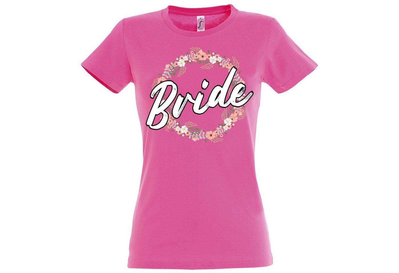 Youth Designz T-Shirt Bride Team Braut JGA Damen Shirt mit lustigem Hochzeit Spruch Print von Youth Designz