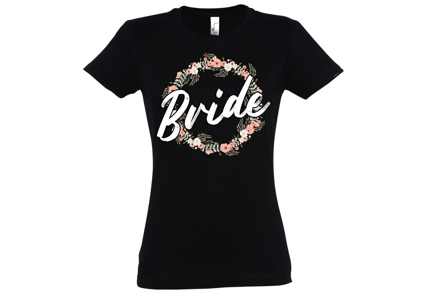 Youth Designz T-Shirt Bride Team Braut JGA Damen Shirt mit lustigem Hochzeit Spruch Print von Youth Designz