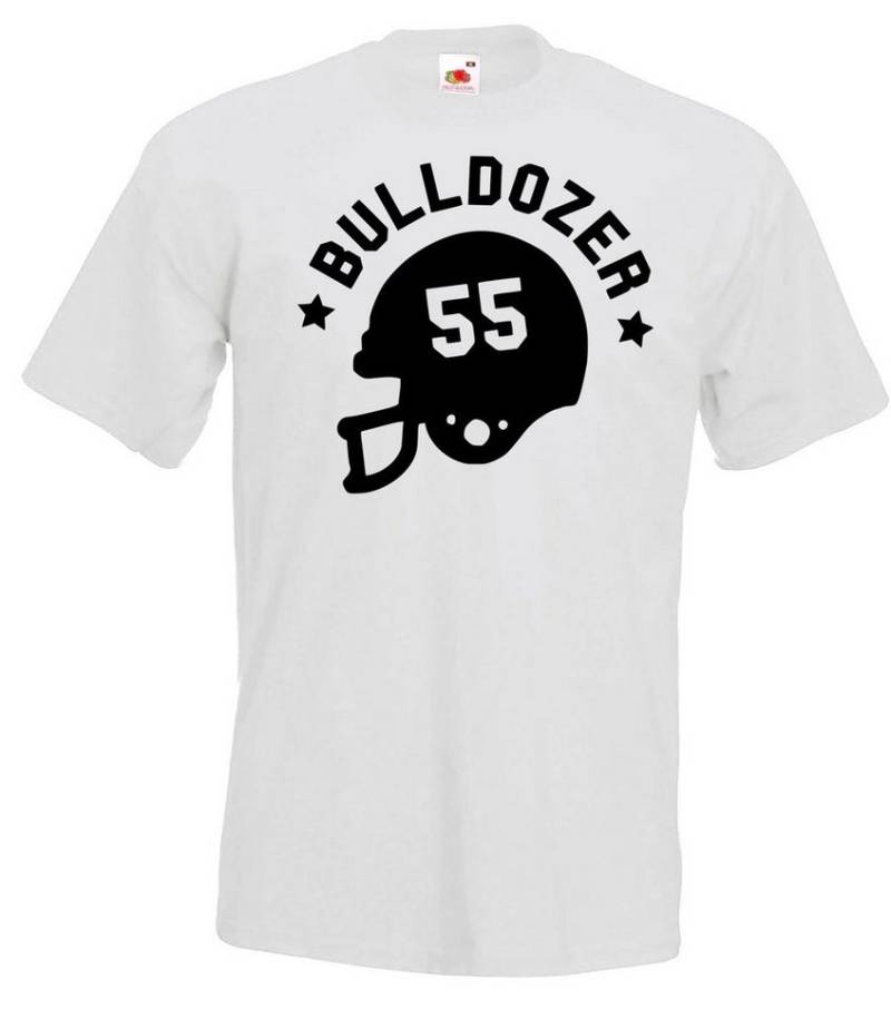 Youth Designz T-Shirt Bulldozer Herren Shirt mit trendigem Frontprint von Youth Designz