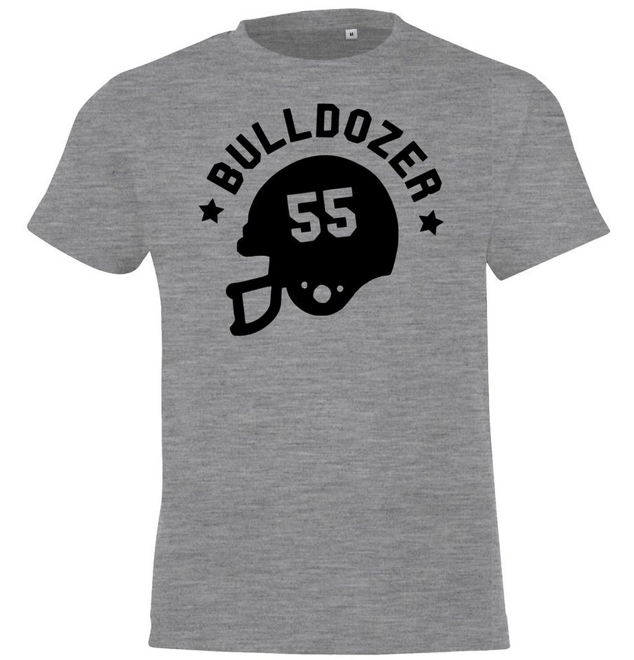 Youth Designz T-Shirt Bulldozer Kinder T-Shirt mit trendigem Frontprint von Youth Designz