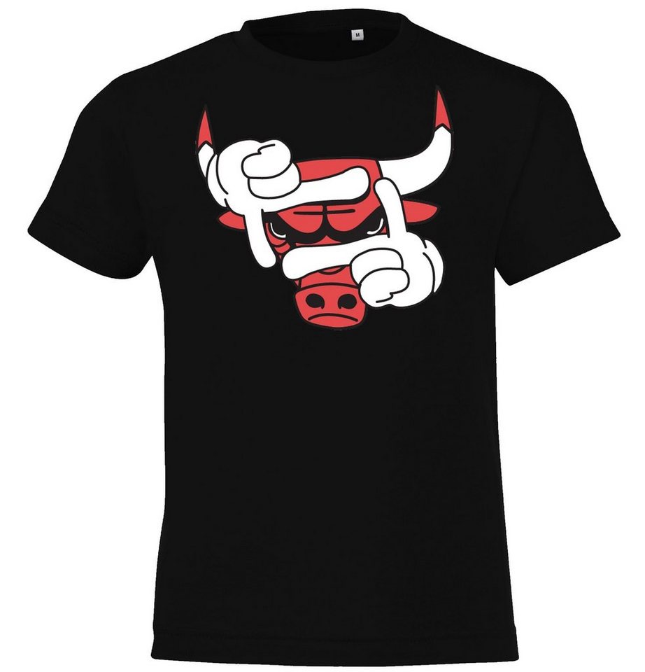 Youth Designz T-Shirt Bulls Kinder T-Shirt für Jungen und Mädchen von Youth Designz