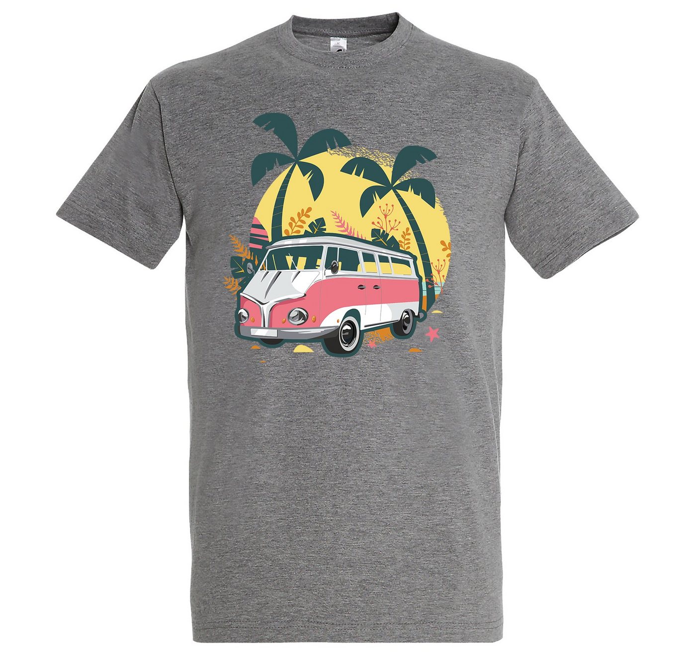 Youth Designz T-Shirt Camping Van Urlaub Herren Shirt mit modischem Frontprint von Youth Designz