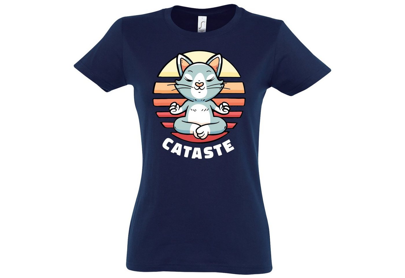 Youth Designz T-Shirt Cataste Damen T-Shirt Mit modischem Print von Youth Designz