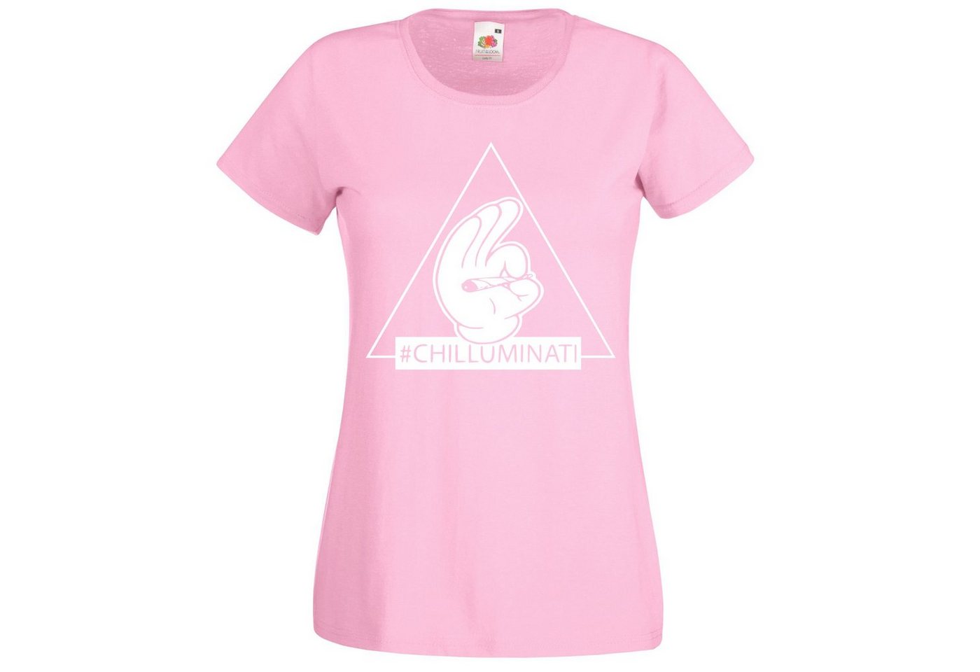 Youth Designz T-Shirt Chilluminati Damen T-Shirt mit lustigem Frontprint von Youth Designz