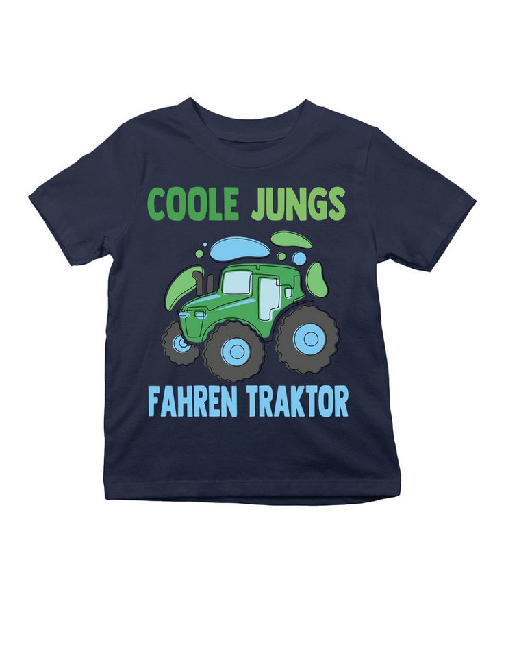 Youth Designz T-Shirt Coole Jungs Fahren Traktor Kinder Shirt mit trendigen Frontprint von Youth Designz