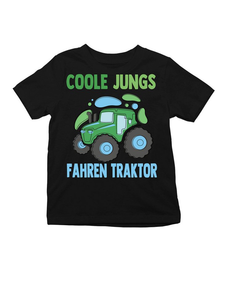 Youth Designz T-Shirt Coole Jungs Fahren Traktor Kinder Shirt mit trendigen Frontprint von Youth Designz