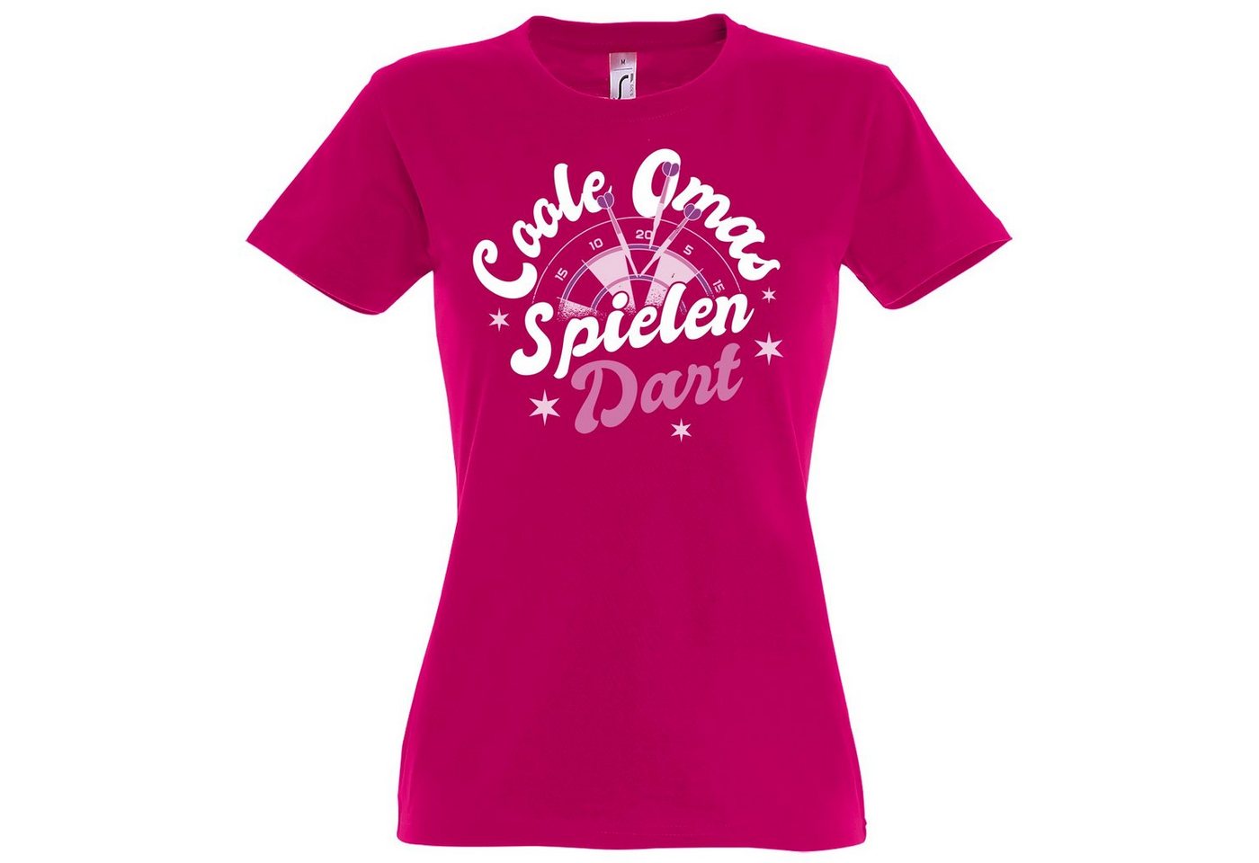 Youth Designz T-Shirt Coole Omas Spielen Darts" Damen Shirt mit lustigem Frontprint" von Youth Designz