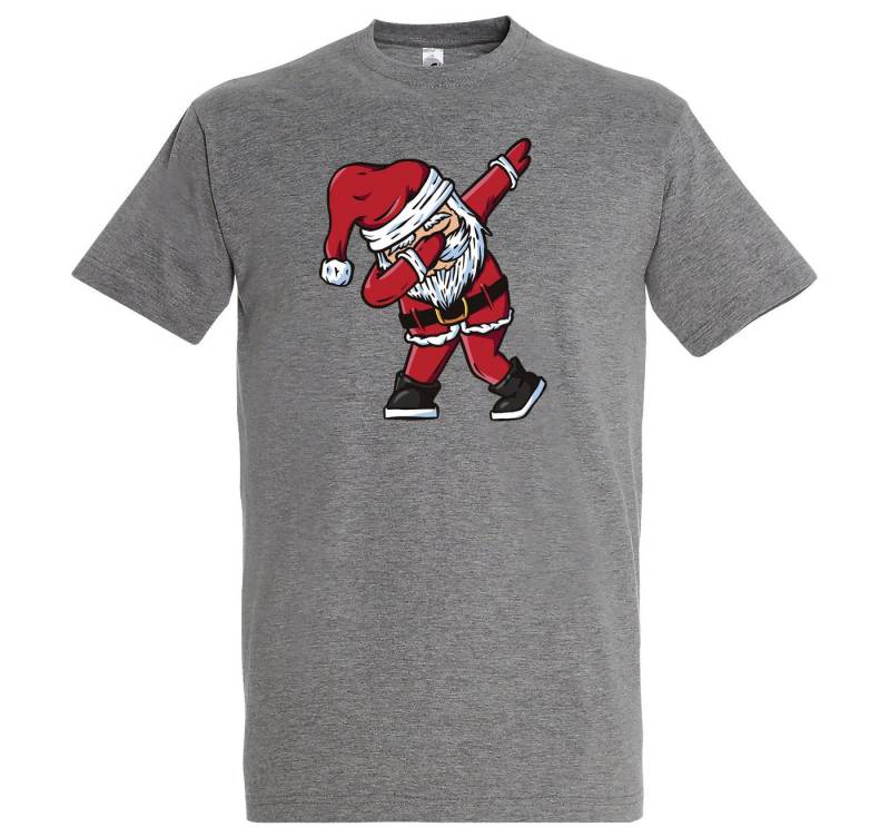 Youth Designz T-Shirt Dabbing Santa Herren Shirt mit modischem Frontprint von Youth Designz