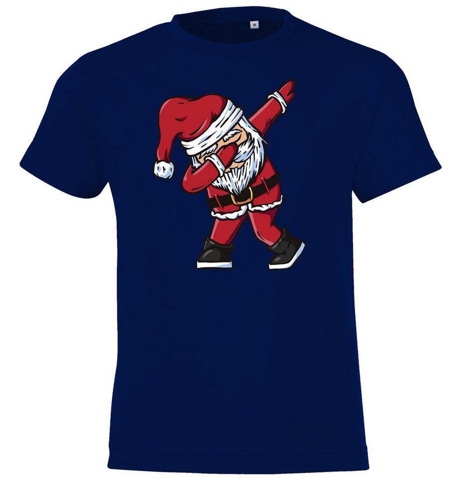 Youth Designz T-Shirt Dabbing Santa Kinder Shirt mit modischem Frontprint von Youth Designz