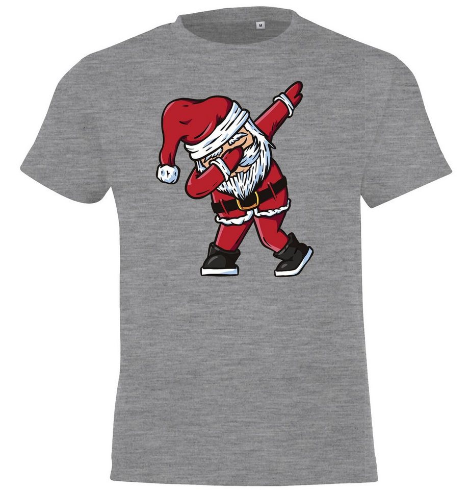 Youth Designz T-Shirt Dabbing Santa Kinder Shirt mit modischem Frontprint von Youth Designz