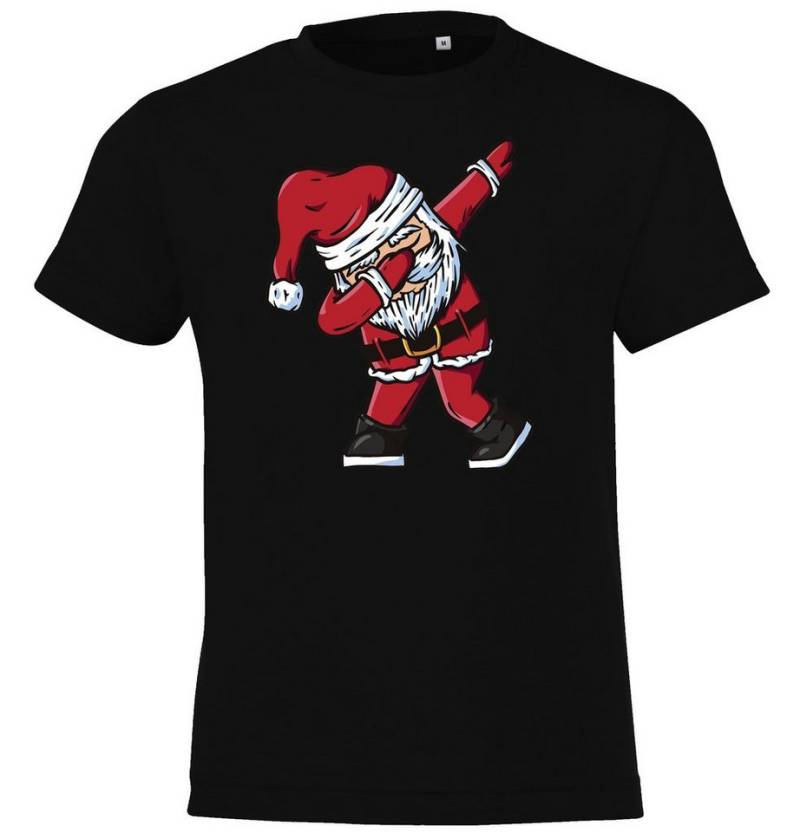 Youth Designz T-Shirt Dabbing Santa Kinder Shirt mit modischem Frontprint von Youth Designz