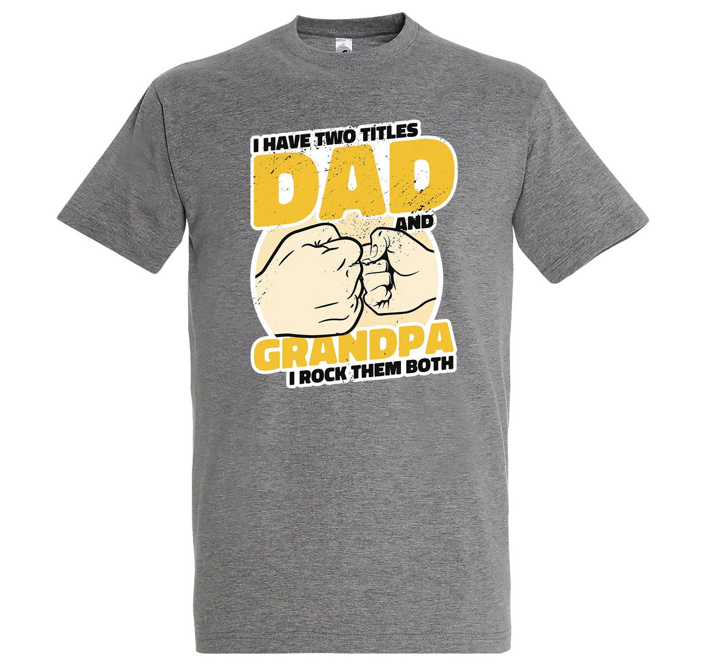Youth Designz T-Shirt Dad And Grandpa Herren Shirt mit trendigem Frontprint von Youth Designz