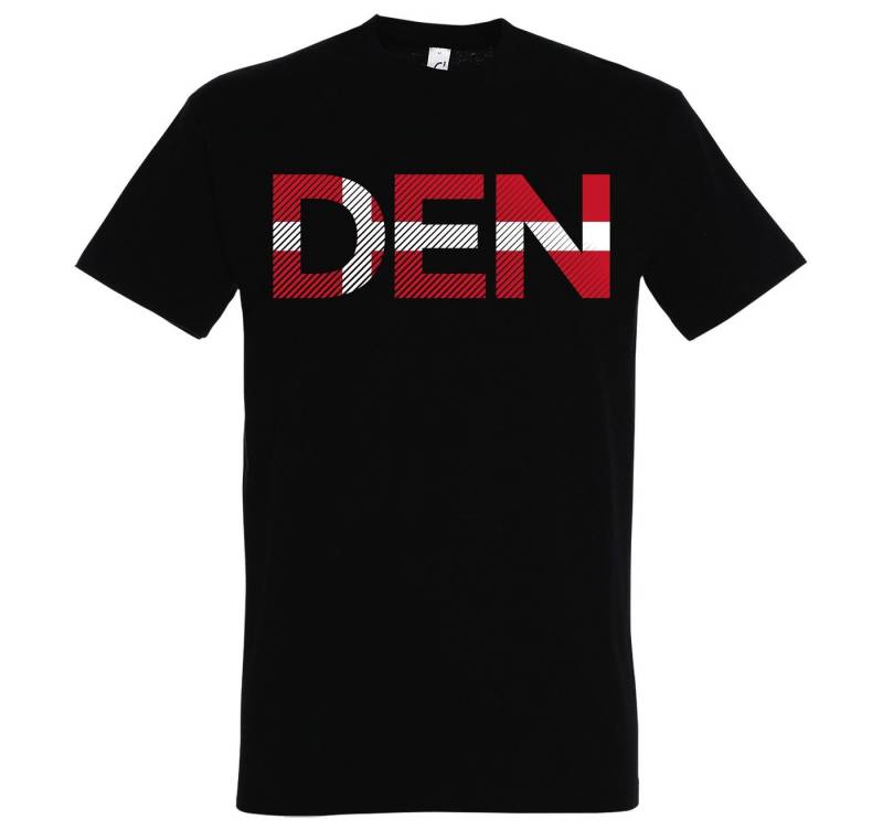 Youth Designz T-Shirt Dänemark mit Trendigem Frontdruck von Youth Designz