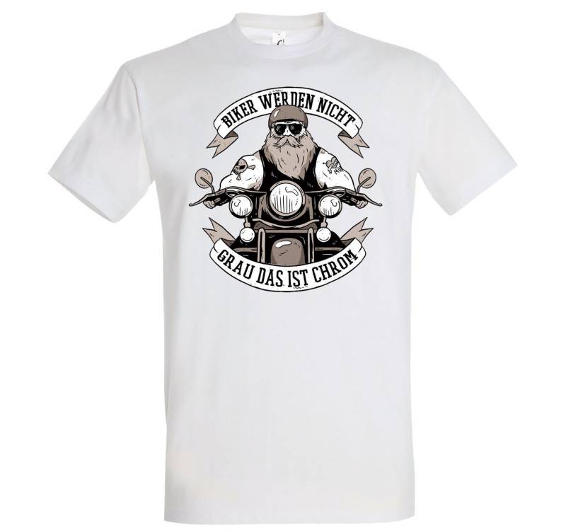 Youth Designz T-Shirt Das Ist Chrom Biker Shirt mit trendigem Frontprint von Youth Designz