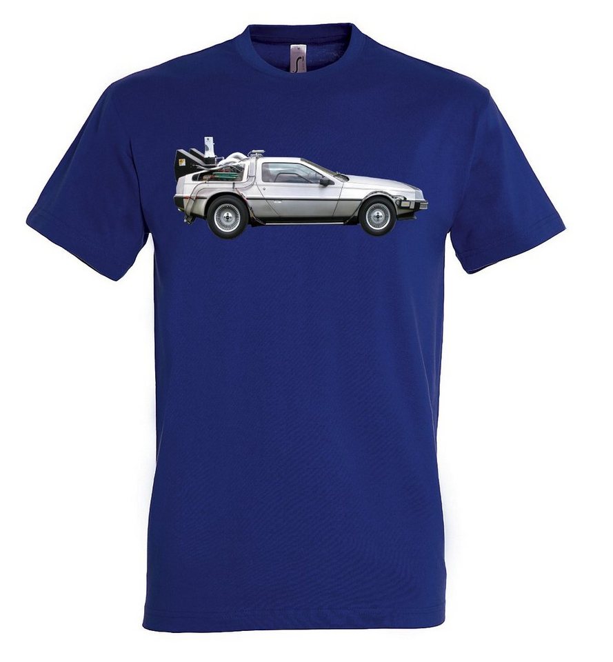 Youth Designz T-Shirt Delorean Herren T-Shirt mit trendigem Frontprint von Youth Designz