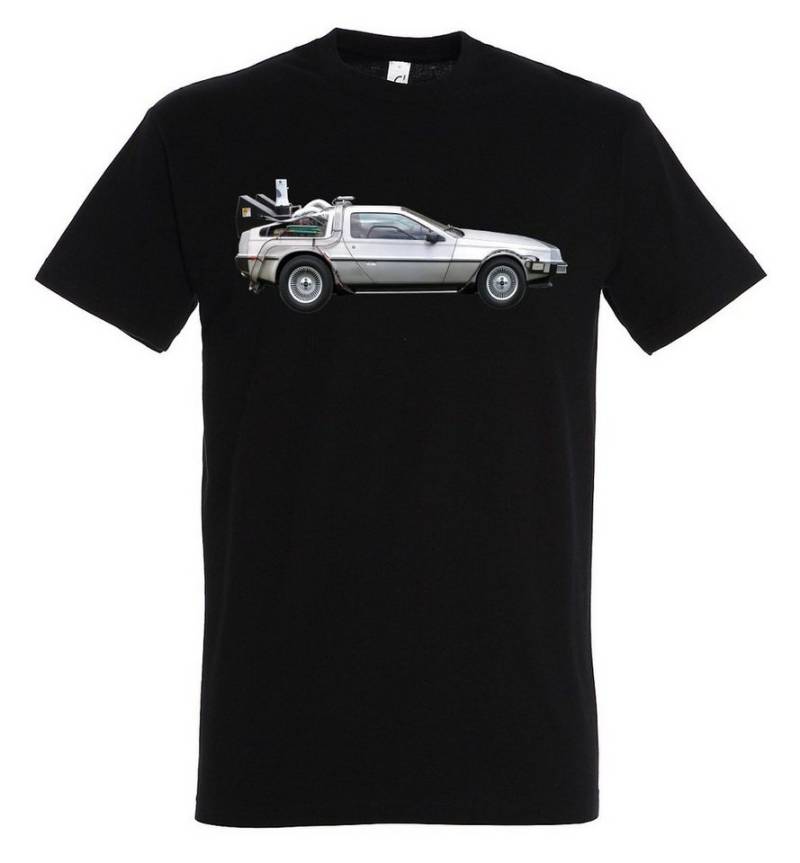 Youth Designz T-Shirt Delorean Herren T-Shirt mit trendigem Frontprint von Youth Designz