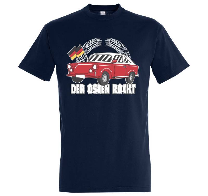 Youth Designz T-Shirt Der Osten Rockt Herren Shirt mit lustigem Frontprint von Youth Designz