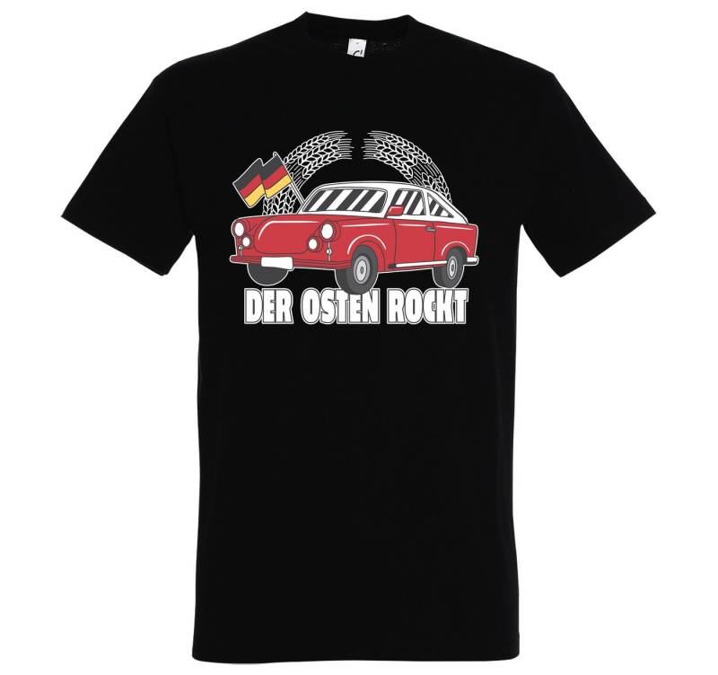 Youth Designz T-Shirt Der Osten Rockt Herren Shirt mit lustigem Frontprint von Youth Designz