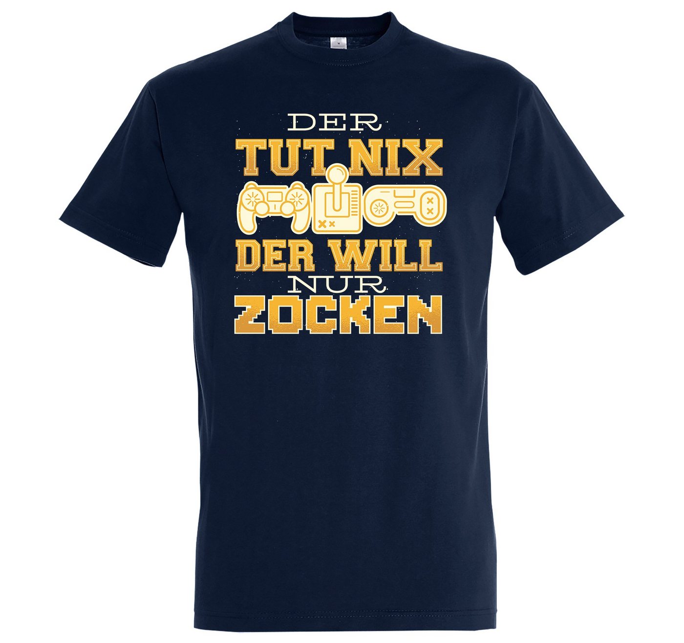 Youth Designz T-Shirt Der Tut Nix, Der Will Nur Zocken" Herren Shirt mit trendigem Frontprint" von Youth Designz