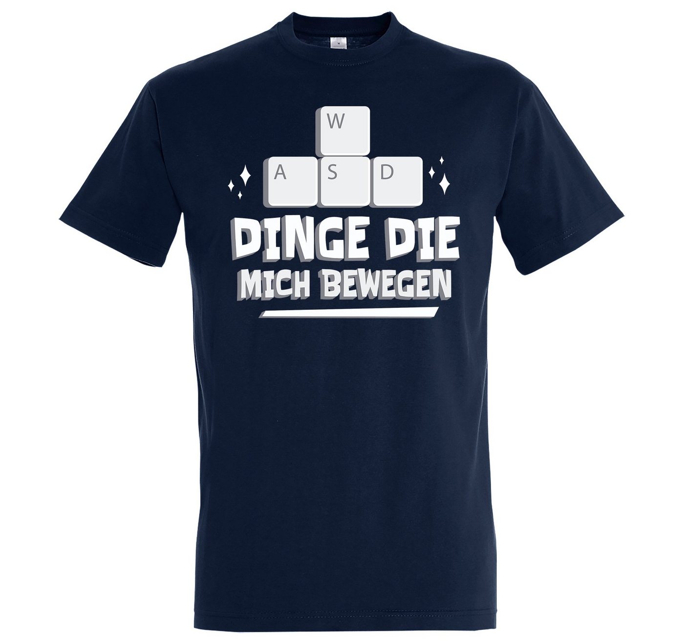 Youth Designz T-Shirt Dinge Die Mich Bewegen Herren Shirt mit lustigem Gamer Frontprint von Youth Designz