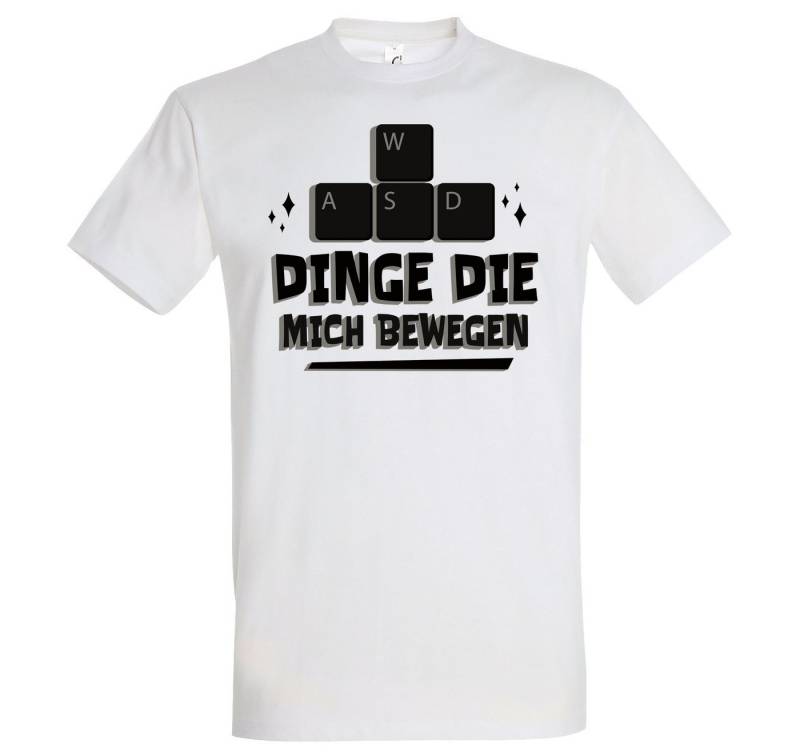 Youth Designz T-Shirt Dinge Die Mich Bewegen Herren Shirt mit lustigem Gamer Frontprint von Youth Designz