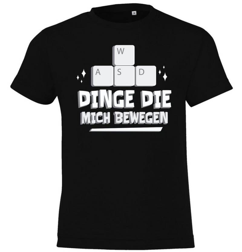 Youth Designz T-Shirt Dinge Die Mich Bewegen Kinder Shirt mit lustigem Gaming Frontprint von Youth Designz
